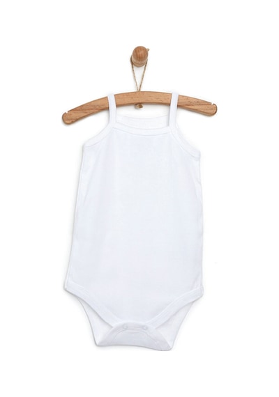 HelloBaby Beyaz Body İp Askılı