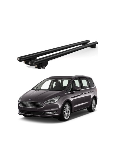 Kanca Ford Galaxy 2015 Ve Sonrası Uyumlu Siyah Kilitli Ara Atkı 120cm Port Bagaj Tavan Barı