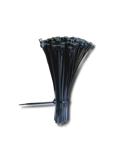Çetsan 4.8X200 Siyah Kablo Bağı Plastik Cırt-100 Adet