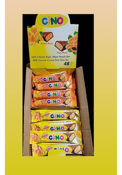 48 Adet Portakal Ve Kayısı Aromalı Nostaljik Çikolata 1 Gr.