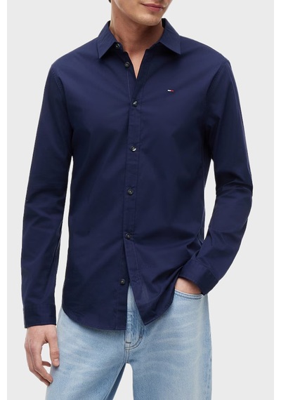 Tommy Jeans Erkek Gömlek Dm0dm22026 C1g Lacivert