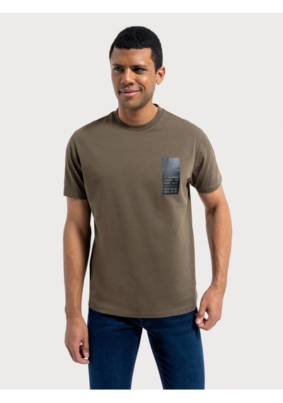 Loft Lf2031824-23y Erkek T-shirt LF2031824-R10295 Haki