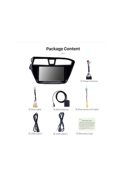 Hyundaı İ20 2015-2017 Multimedya Navigasyon Usb Kamera Carplayer 4 Ram