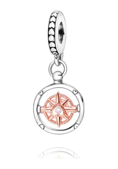 Fubena Rose Pusula Sallantılı Charm