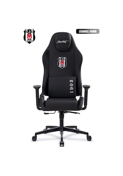 Fanchair X Beşiktaş Kara Kartal Lisanslı Oyuncu Koltuğu-35 Siyah