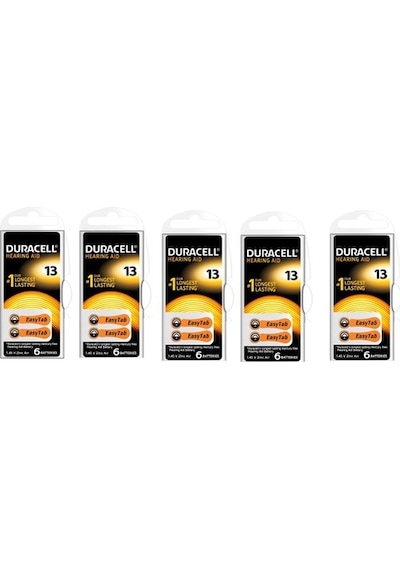 Duracell 13 Numara İşitme Cihazı Pili 5'Li Paket