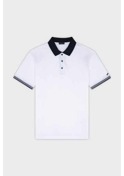 Paul & Shark Erkek Polo Yaka T Shirt 24411316 010 Beyaz Beyaz