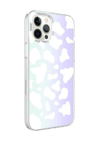Apple Uyumlu iPhone 12 Pro Kılıf Zore M-blue Desenli Kapak Cow No2