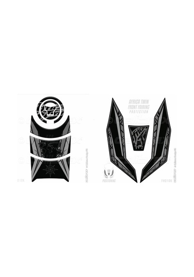 Calibrex Honda Africa Twin 2016-2017 Tank Pad Set Full