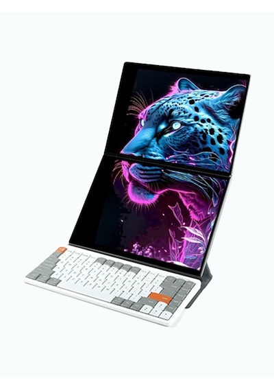Yasomi Dual-Tech DS135S Çift Ekran Alder Lake N100 16 GB 2 TB SSD 13.5" W10 Dizüstü Bilgisayar