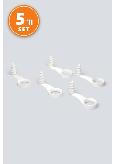 Spiral Patates Dilimleyici Kıvrımlı Patates Kesici Aparat 5'li Set - 150 Mm