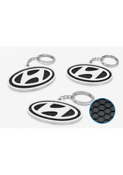 Hyundai Logo Anahtarlık Araba Anahtarlığı 3d Baskı Dekoratif Araç Anahtarlık