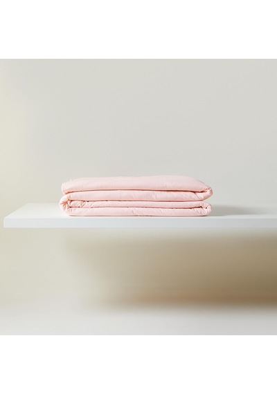 %100 Pamuk Penye Pembe Kalp Nakışlı Çocuk Tek Kişilik Çok Amaçlı Örtü 155 X 215 Cm Diğer