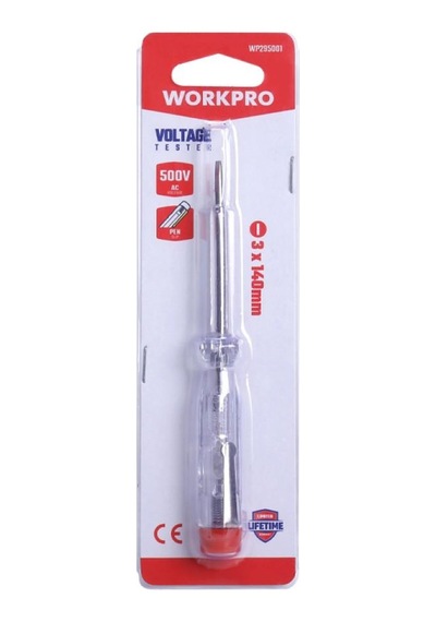 Workpro Wp295001 3x140mm 100-250volt Ac Düz Uçlu Kontrol Kalemi