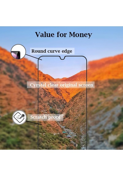 Huawei Nova Y70 İle Uyumlu Şeffaf Ekranı Tam Kaplayan 5d Cam Kırılmaz Cam Ekran Koruyucu