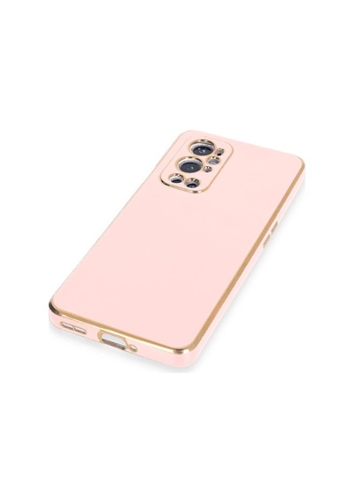Gld-spt- Newface One Plus 9 Pro Kılıf Volet Silikon - Pembe