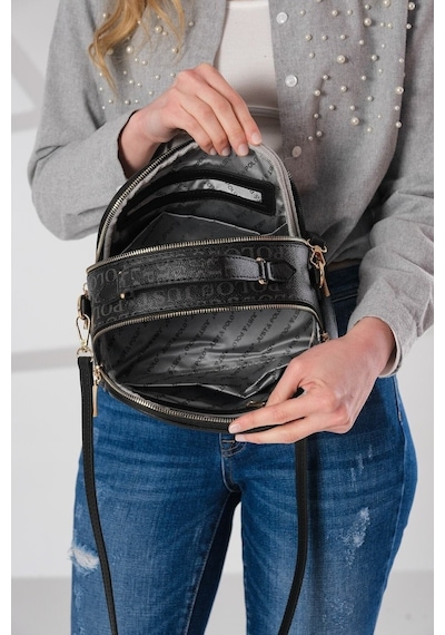Just Polo Ayarlanabilir Askılı Kadın El Ve Omuz Çantası 2057mh Siyah 39492928