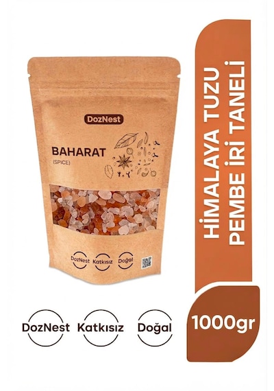 Doznest Himalaya Tuzu Pembe İri Taneli 1 Kg