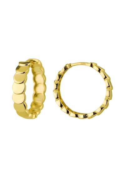 Goldkupe 14 Ayar Altın Pul Halka Küpe 4,33 Gr-6425