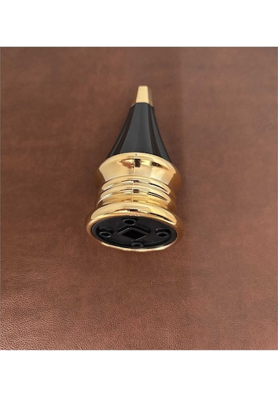 Zümrüt Gold Siyah Mobilya Koltuk Ayağı Chester Komidin Tv Ünitesi Vestiyer Ayağı 17 Cm 4 Adet