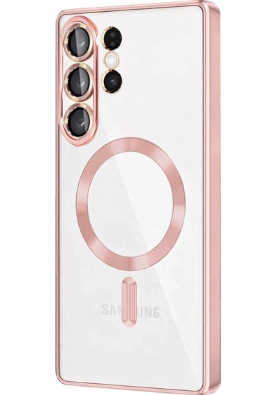 Gld-spt- Newface Samsung Uyumlu Galaxy S26 Ultra Kross Magneticsafe Kapak - Rose