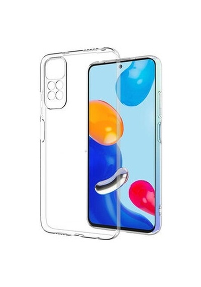 Xiaomi Redmi Note 11s Global Uyumlu Kılıf Şeffaf Kamera Korumalı Esnek Silikon Telefon Kılıfı Kapak
