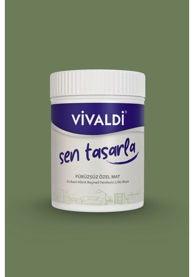 Vivaldi Tüm Yüzeyler İçin Su Bazlı Akrilik Yenileme Boyası 0,5 L