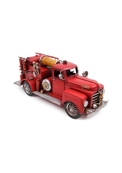 Dekoratif Metal İtfaiye Arabası 41Cm 0510Zj-1032