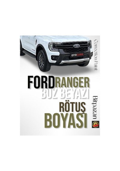 Ayrex Flea Market Ford Ranger Buz Beyazı Frozen White Çizik Giderici Fırçalı Rötuş Boyası 20 Ml, 7vta-rangeribt