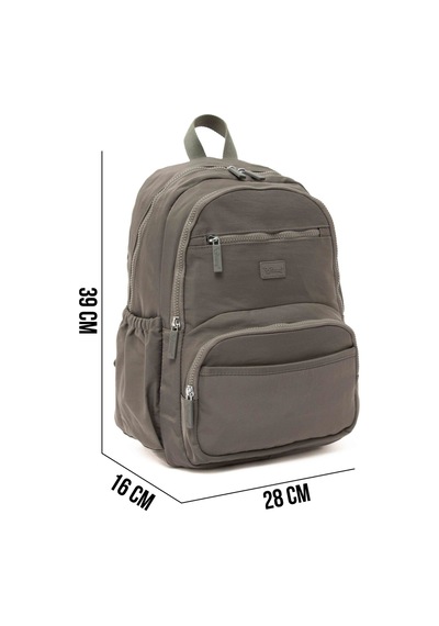 Kaff Young 17303 Gri Laptop Bölmeli Unisex Sırt Çantası