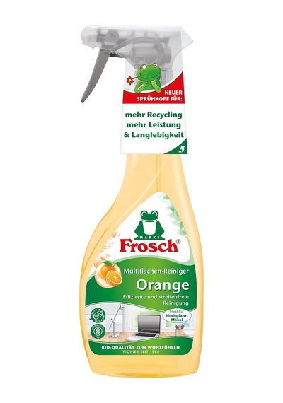 Portakal Çok Yüzeyli Temizleyici Sprey 500 Ml, Vegan, Tekli 10'lu Set