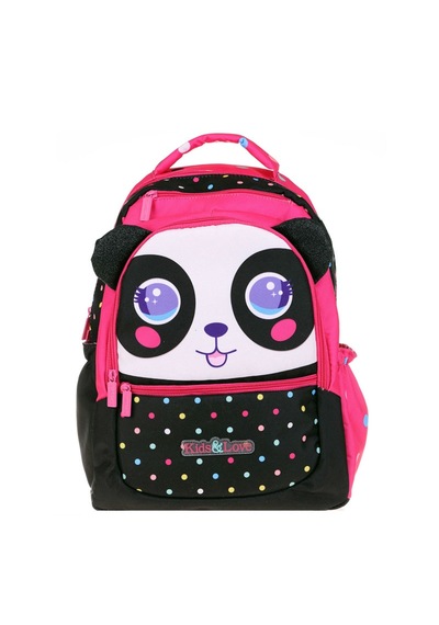 Mbb E-ticaret Kaukko L5120 Kıds&love Sırt Çantası Cute Face Panda Çok Renkli