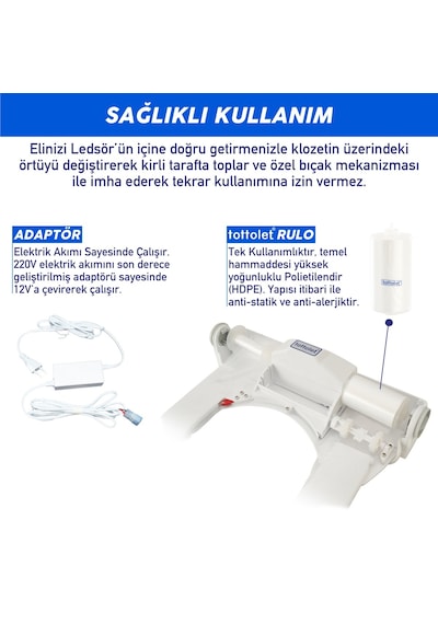 Tottolet Akülü Hijyenik Klozet Kapak Sistemi