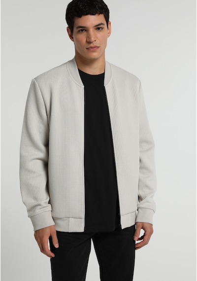Colin's Colins Slim Fit Fermuarlı Erkek Taş Ceket Cl1081467 Q1.v2 Stn