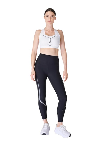 Sweaty Betty Sweaty Betty Zero Gravity 7/8 Illuminate Ru Kadın Siyah Koşu Taytı Blk Siyah