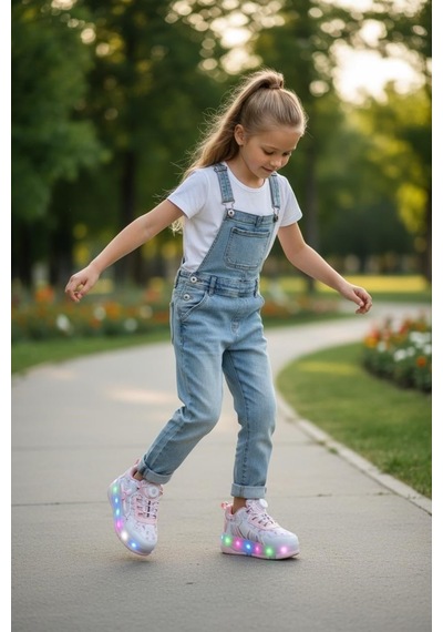 Cem Pekşen Ndrops Ptnl26 Siyah Patenli Çocuk Sneaker Pembe