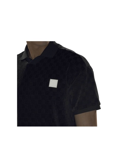 Black Adidas Erkek Golf Polo Yaka T-shirt Knit Ss Polo Kg9985 Siyah