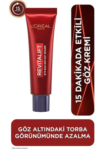 Revitalift Lazer Eyebag Göz Altı Torbalarına Karşı Göz Kremi + Instant Eraser 01 Light pktlazereyebagset2-10865