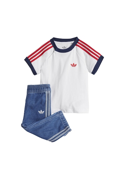 Jc7863-b Adidas Denım Tee Set Bebek T-shirt Beyaz Jc7863-b Beyaz