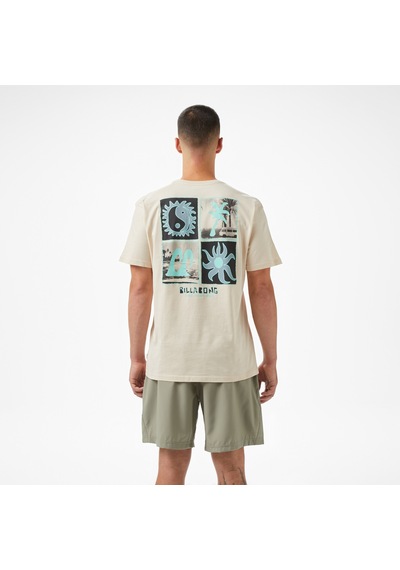 Billabong Crayon Wave Ss Erkek Yeşil T-shirt Ebyzt00292 Yeşil