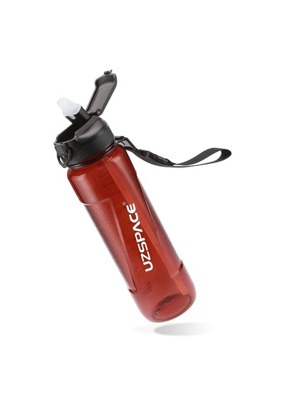 Uzspace Fiftyfifty Pipetli 850ml Tritan Su Matarası 001