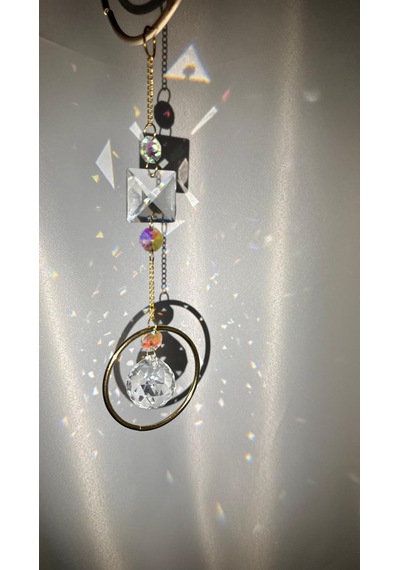 Lumiere Kristal Güneş Yakalayıcı , Kristal Dekor Kristal Obje Lüks Hediye Suncatcher , Işıltılı Tek Parça