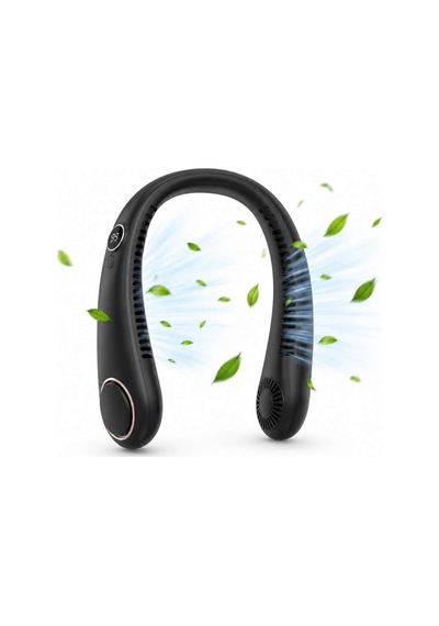Ergonomik Boyun Vantilatörü Usb Şarjlı 5 Kademeli Hız