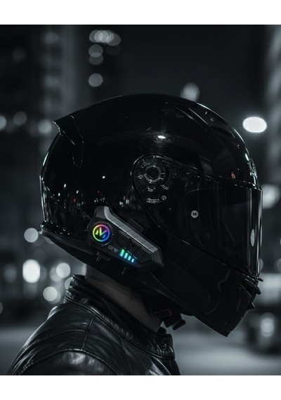 Flzdgnkr Bluetooth 5.3 Kask İçi Intercom Kulaklık 1000 M Mesafe 1000 Mah