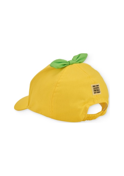 Tuc Tuc Kız Çocuk Sarı Limon Figürlü Yaprak Detaylı Kep Şapka 52cm Yaş 3-5-2730