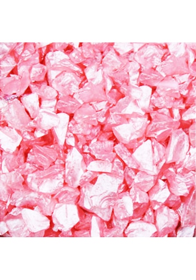Dekoratif 4-8 Mm Arlığında Gerçek Cam Kırığı 1 Kg Pembe