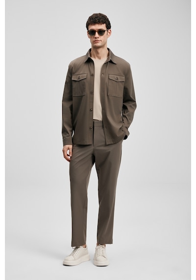 Lufian Eron Smart Erkek Chino Pantolon Slim Fit Kum Kum 111190360100580