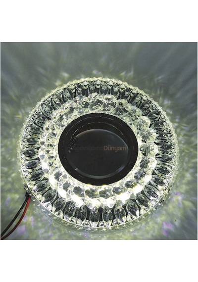Cata  Günışığı Led Çerçeveli Hanımeli Kristal Cam Spot Ct-6583