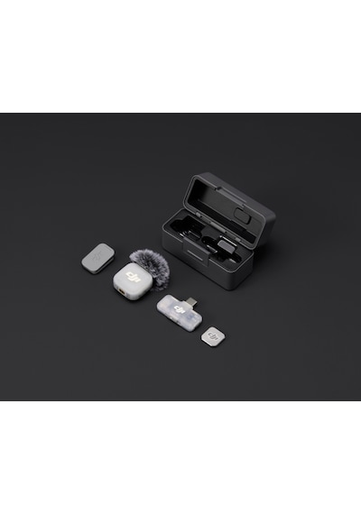 DJI Mic Mini 2 (1TX +1 Mobile RX +Charging Case) Mikrofon DJI Türkiye Garantili