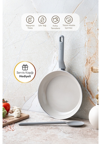 Emsan Swiss Cyrstal Rs Tava Gri 30 Cm Gri